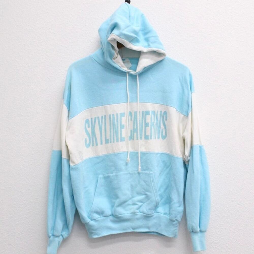 Vintage Skyline Caverns Virginia Hooded Sweatshirt Medium